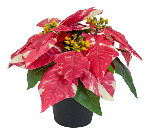 Planta De Pascua Artificial Navideña Realista Para Mesa De