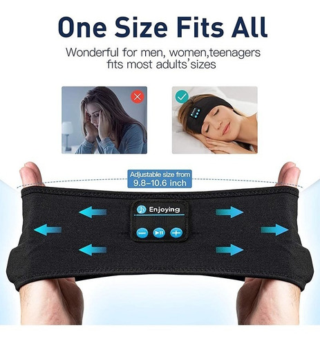 Imagen 2 de 2 de Bandana Bluetooth Auriculares Música Ejercicio Dormir Cinta