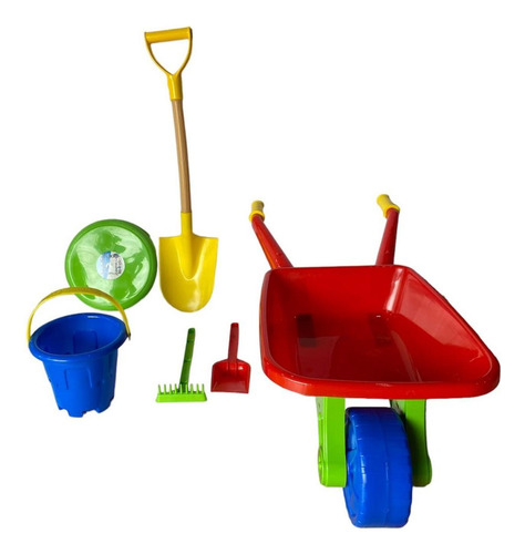 Carretilla Playera Infantil Con Accesorios