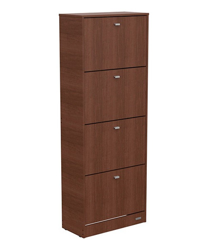 Mueble Zapatero Organizador De Calzado De 4 Puertas Melamina