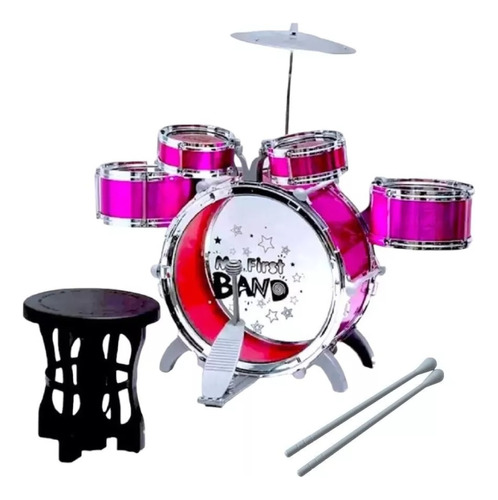 Bateria Musical Juguete Piso 5 Tamboresniños