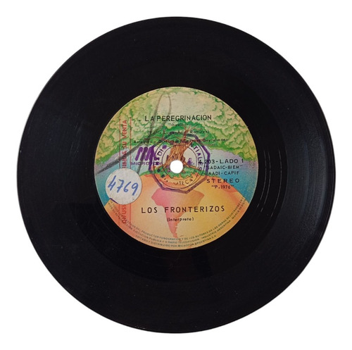 Vinilo Single De Los Fronterizos - Los Reyes Magos( H78 (Usado)