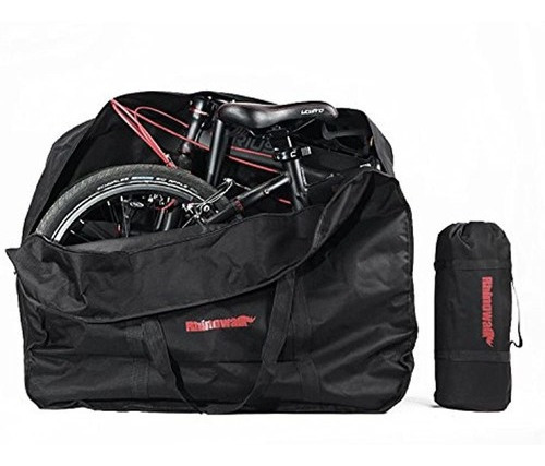 Huntvp Bike Travel Bag Case Box Gruesa Bicicleta Plegable Ca
