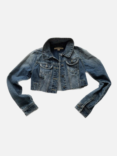 Campera Jean Forever21 Cropped Importada
