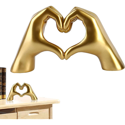Gesto De La Mano Estatuas-forma De Corazón Estatuas De Dedos