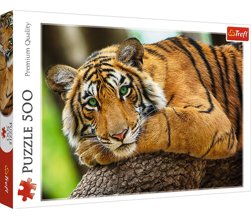 Rompecabezas Trefl 500 Piezas: Mirada De Tigre