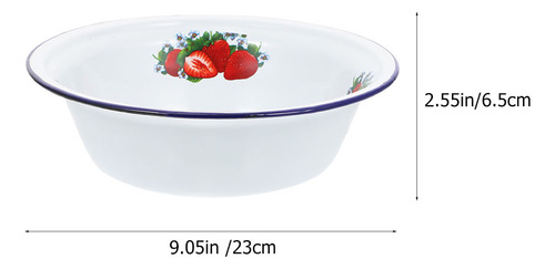 Cuenco Para Servir Sopa, Servidor De Fideos Esmaltado, Retro