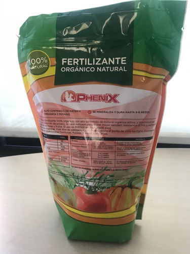 Fertilizante Orgánico Phenix 5-7-15 X 1 K