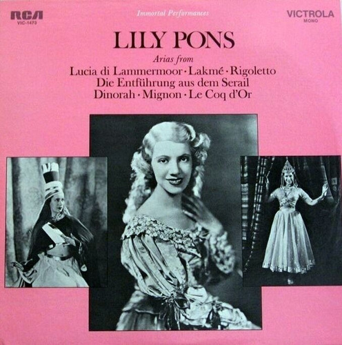 Lily Pons            Arias                             ( Lp)