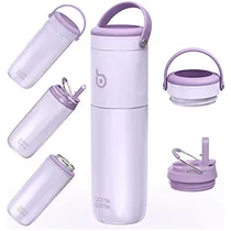 Comprar Botella De Agua Aislante Para Deportes Con Pajita, 2