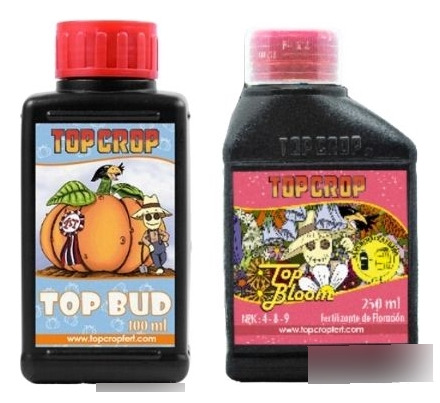 Combo Fertilizantes Top Crop Top Bud 100ml + Top Bloom 250ml