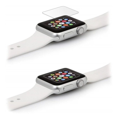 Vidrio Templada Apta Para Todas Series Y Tallas Apple Watch