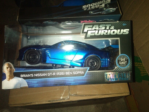 Brian's Nissan Gt-r (r3s) Ben Sopra, Rápido Y Furioso