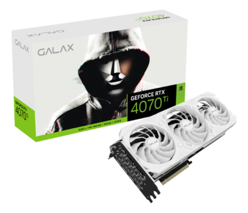 Placa de vídeo Nvidia Galax  EX Gamer White GeForce RTX 40 Series RTX 4070 Ti 47IOM7MD7BGW 12GB