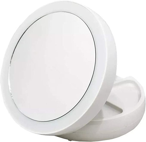 Espejo articulado con luz LED Mr-10 Western Frame de 28,5 cm, color blanco