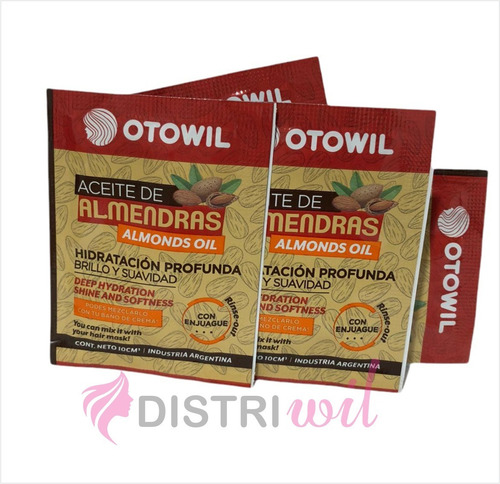 Imagen 4 de 9 de Aceite De Almendras Hidratacion Brillo Y Suavidad Caja X48un