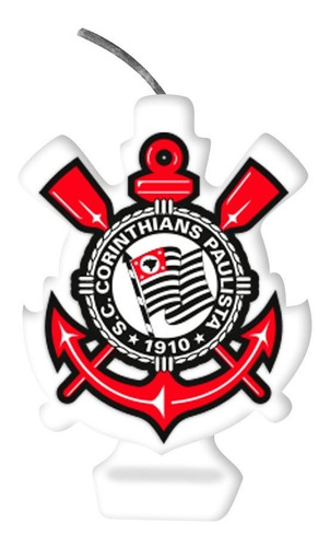 Vela Corinthians Para Bolo - Aniversário E Festa