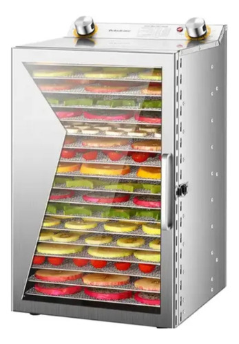 Horno Deshidratador 18 Bandejas, 1 Año De Garantía Agcorp Gris