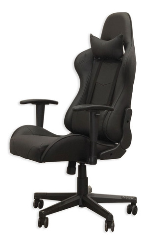 Imagen 2 de 3 de Sillón Escritorio Gamer Racer Playstation Tisera Negro F01