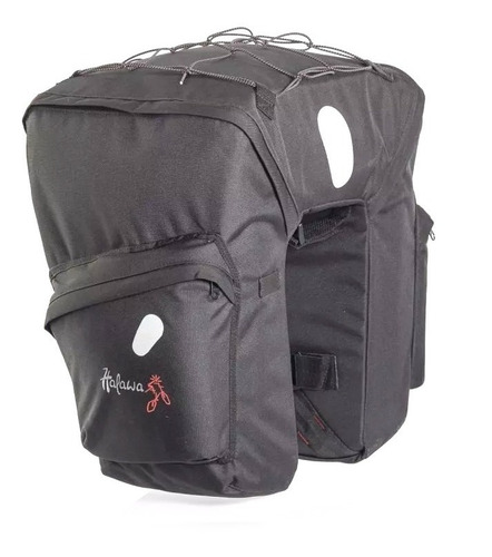 Alforja Halawa Monovolumen Bikepacking 55lts Reflectivo Red 