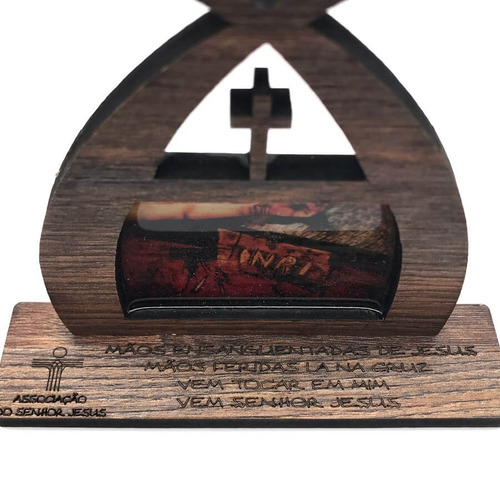 Capelinha Das Mãos Ensanguentadas De Jesus 11cm