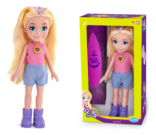 Brinquedo Polly Surf C/ Prancha - Polly Pocket