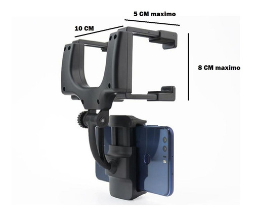 Soporte Celular Auto Espejo Retrovisor Holder Evita Multas