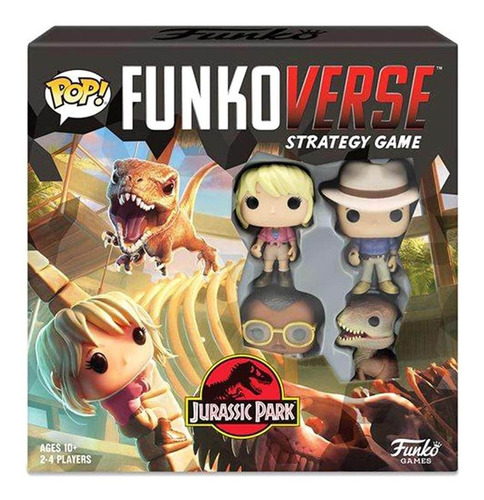 Funko Verse Jurassic Park Juego De Mesa Con Pops