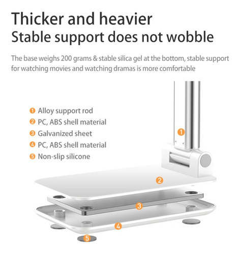 Ssky X5 Phone Stand, Style: Double Rod Tablet Version (black