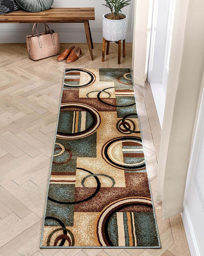 Barclay Arcs Shapes Modern Rug, 2393 X 7393 Runner, Az...