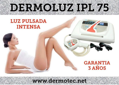 Dermoluz Ipl Cosmetologico 75j. Real Depila Fabrica Dermotec