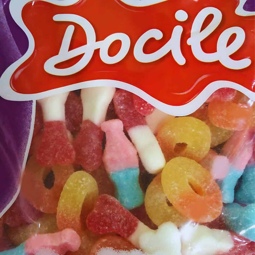 Bala De Goma Mix Docigoma Azedinha Docile 1 Pacote De 600g