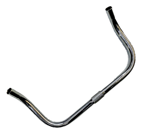 Manubrio Bicicleta Bullhorn Fad Acero Cromado Ruta Pista Fixie Estilo Retro Vintage Urbano Ergonomía Aero Rodado 28 Compatible Con Caliper Repuesto Reforzado Durable