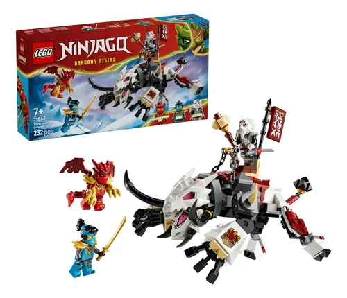 LEGO Ninjago - Zilvar e Grimtak, a Besta Dragão - 232 Peças