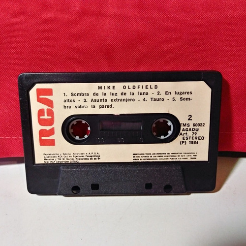 Imagen 4 de 4 de Crisis Mike Oldfield Casete Virgin 1984, Muy Buen Estado