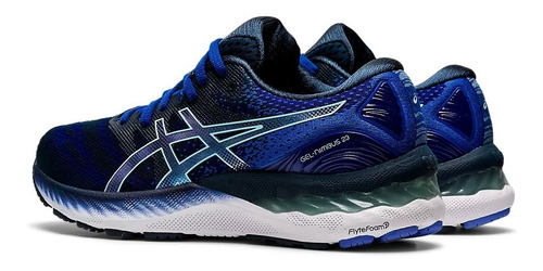 Tenis Asics Gel Nimbus 23 Dama French Blue Fresh Ice