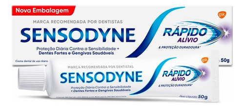 Sensodyne Rápido Alívio 50g Kit C/8