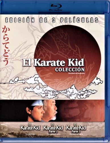 Karate Kid 1 2 3 Trilogia Peliculas Blu-ray