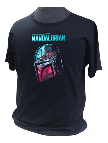 Remera De Serie The Mandalorian Helmet Star Wars