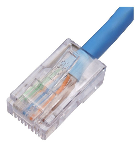 Imagem 3 de 4 de Cabo De Rede -- Internet Lan Utp --- Montado --- 10 Metros