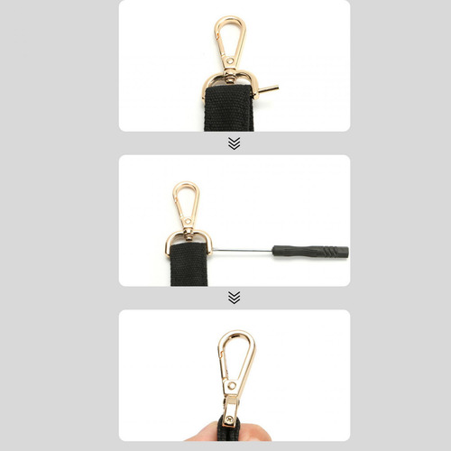 Ganchos Giratorios Para Bolso, Correa Para El 31mm Plata