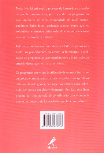 Livro - Formação De Agentes Comunitários