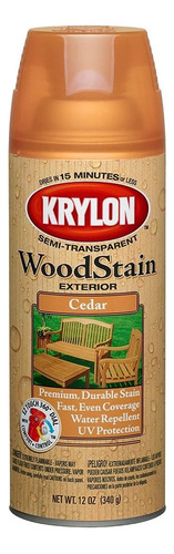 Pintura Spray Exterior Semi-transparent Wood Stain Krylon