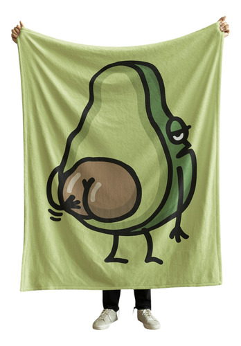 Cobija Frazada Manta Suave Yo Soy La Loca De Los Perros Aguacatito Frazada Ligera 110x160cm