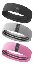 Comprar Set 3 Bandas Elasticas De Resistencia Tela Ejercicio Yoga entrenamiento funcional Imback Color Multicolor