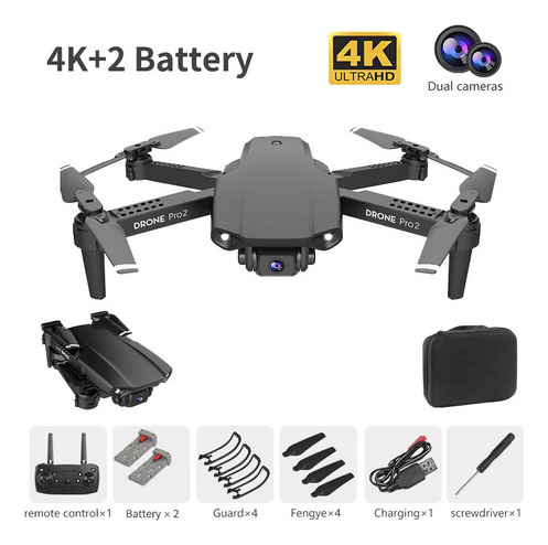 E99 Helicóptero Cuadricóptero Plegable 4k Con Cámara Doble R