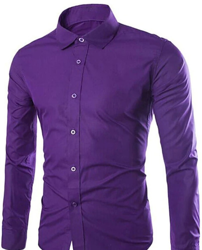 Camisa De Vestir Para Hombre Fino