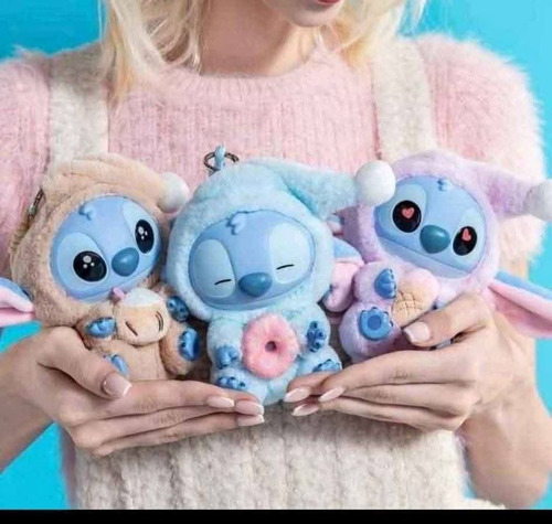 2 Pc Stitch Labubu Caja Sorpresa Stich Eat Something Before Sopresa Blind Box