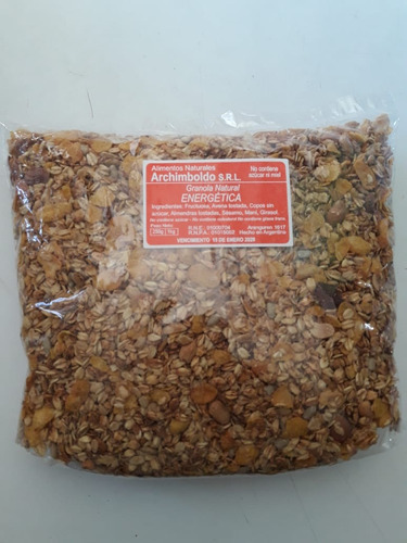 1 Kilo Granola Natural Energetica