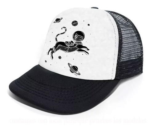 Gato Ilustracion Gorra Trucker Varios Modelos 